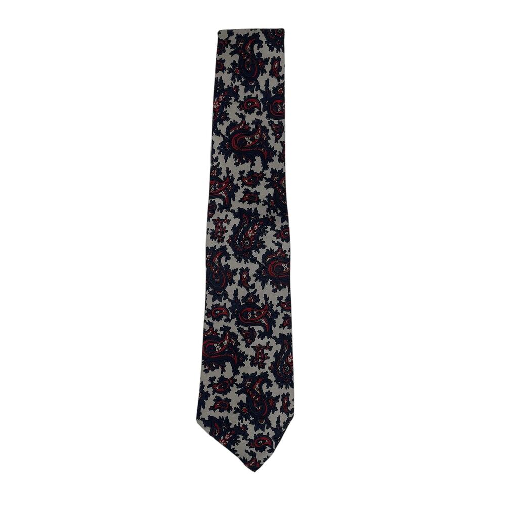 Vintage Selber Bros 100% Silk Men's Necktie-Paisley